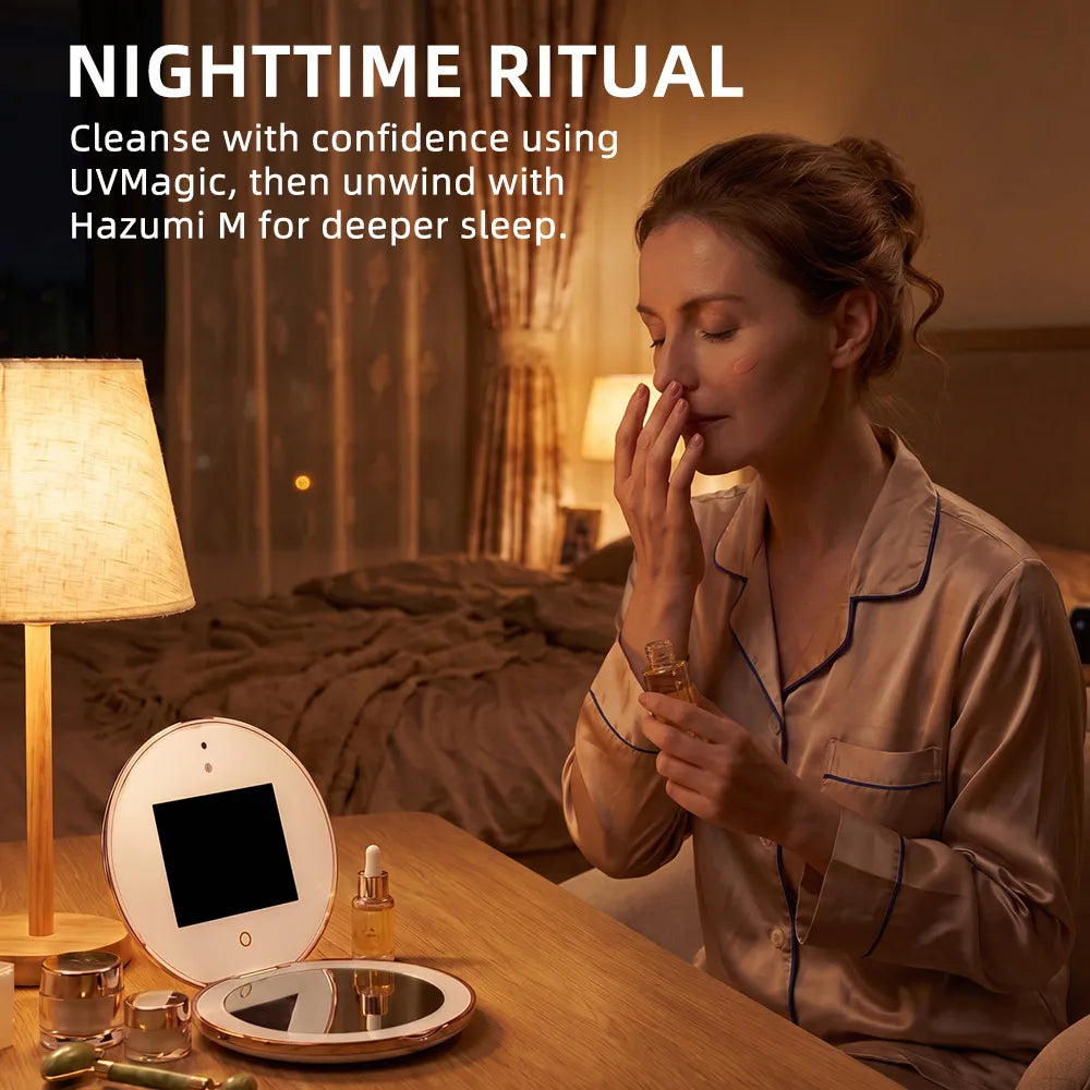 UVMagic Mirror & Hazumi M Fascia Massager Kit