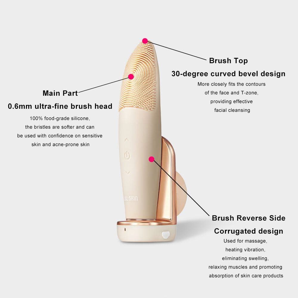 EMI Pro - Heating Silicone Facial Cleansing Brush