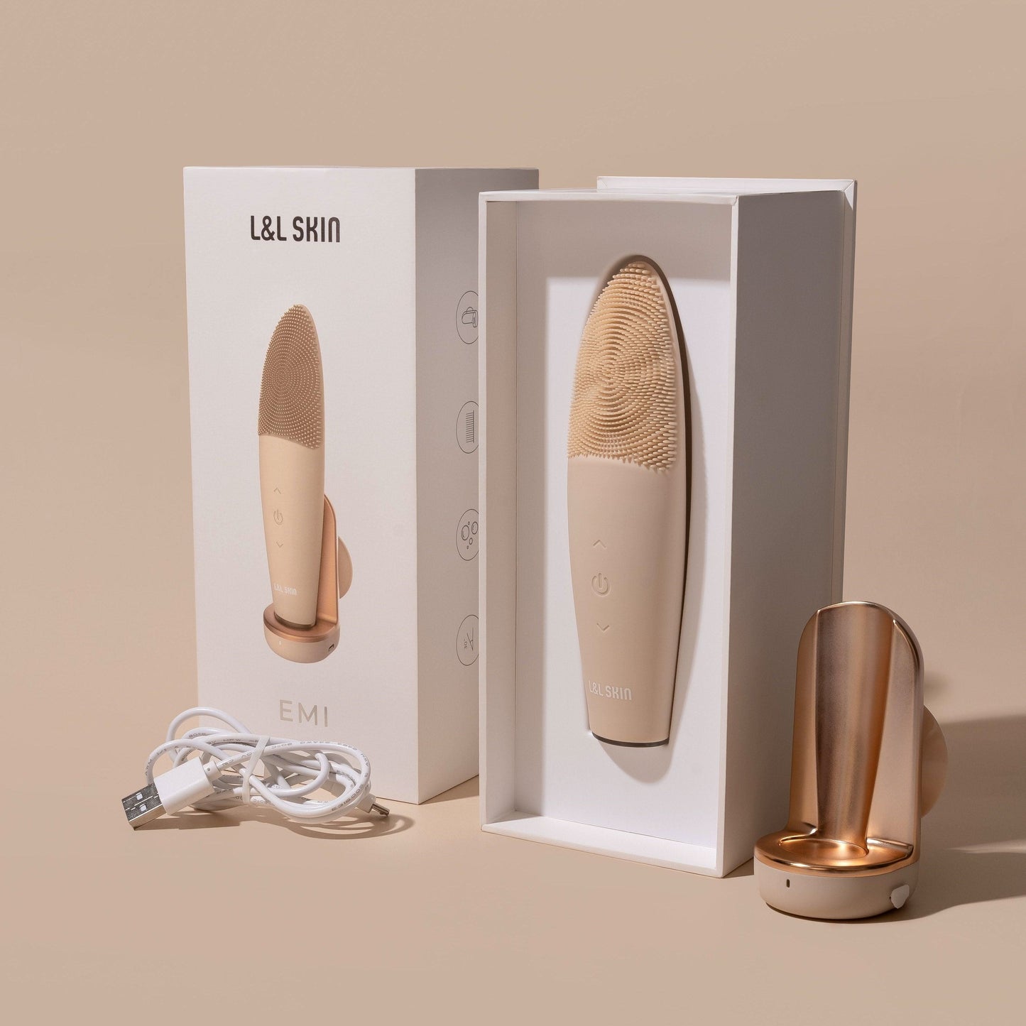 EMI Pro - Heating Silicone Facial Cleansing Brush