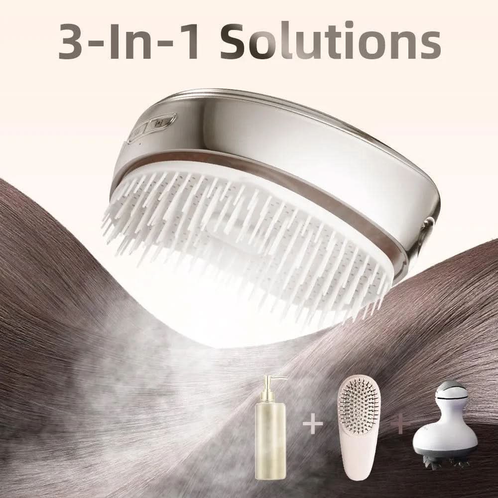 KUMI Electric Detangling Brush & Scalp Massager