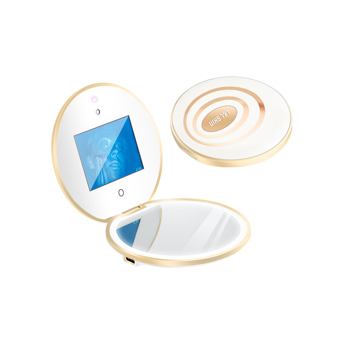 【美品】日焼け止めチェックミラー　L&L SKIN  UV Magic Amazon.com: L&L SKIN UVmagic Mirror, Compact Mirror Design
