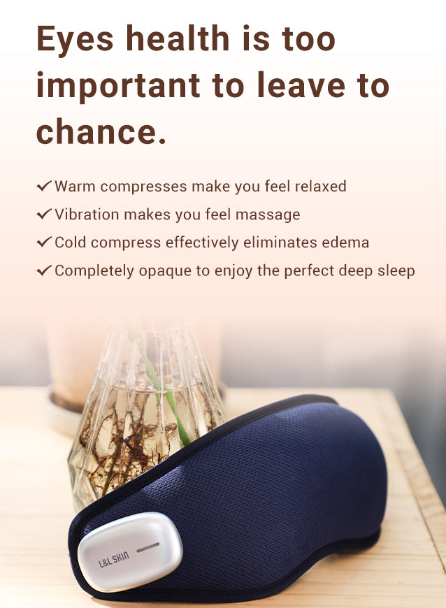 ELAX Heating/Cooling Eye Mask Massager L&L Skin Relax and Refresh