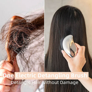 KUMI Electric Detangling Brush + Oil Capsule Set