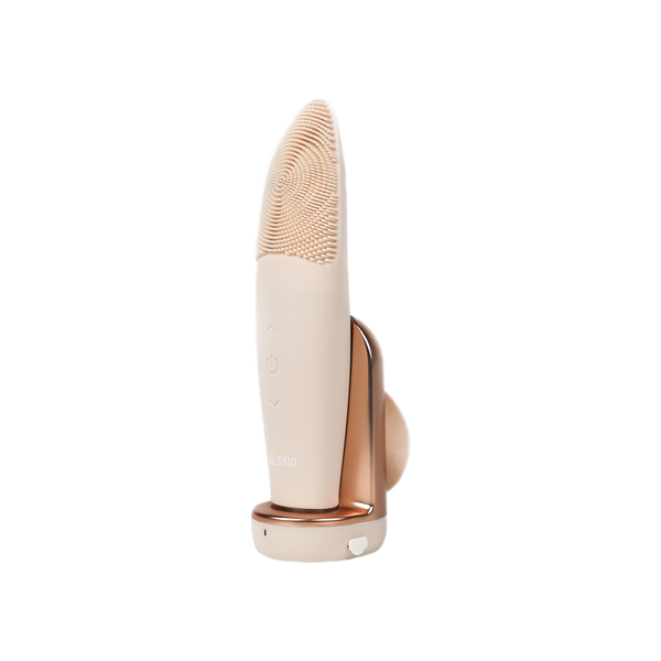 EMI Pro - Heating Silicone Facial Cleansing Brush- White