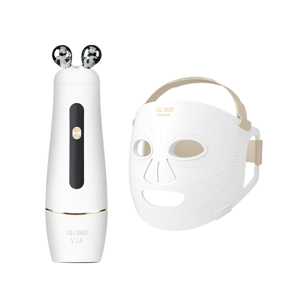 VIA + LED MASK Ultimate Anti-Aging and Skin Rejuvenation Kit