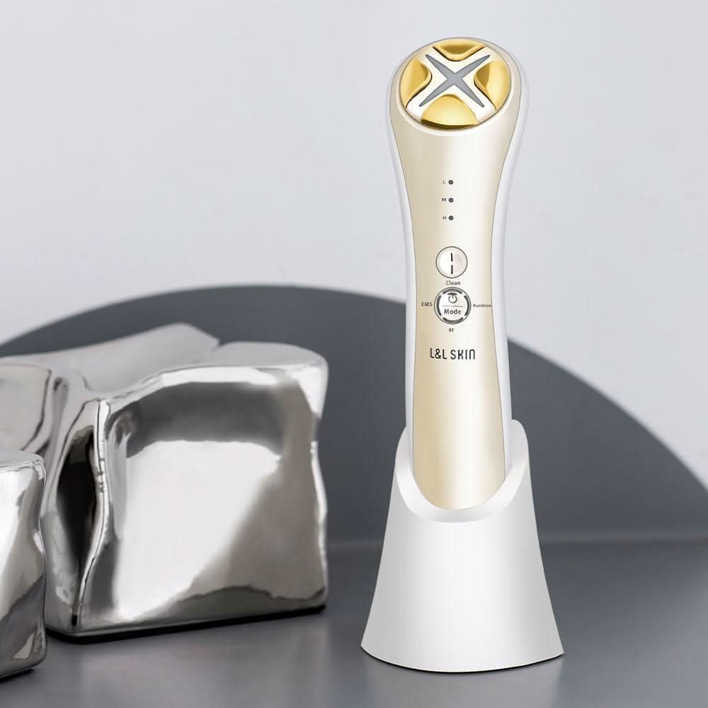 Testing The KIRA 24K Gold RF Facial Device From @L&L Skin,, 43% OFF
